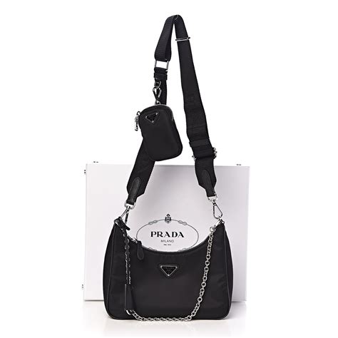 prada re-nylon re-edition 2005 shoulder bag|Prada padded nylon shoulder bag.